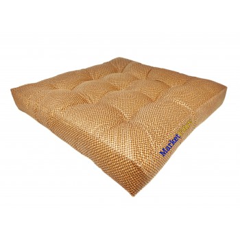 Market Fairy 24x24 Inch Oversized Tufted Floor Pillow for Adults | Square Meditation Cushion | Indoor & Outdoor Floor Mat | Extra Large Floor Cushion for Living Room, Balcony & Yoga